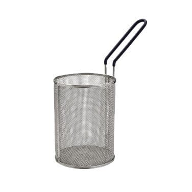 Winco Smallwares Each Winco MPN-57 Stainless Steel Small Pasta Basket 5.25 Inch Diameter x 7 Inch Height | Denson CFE