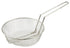 Winco Smallwares Each Winco MSB-12M 12 Inch Culinary Basket Medium Mesh Nickel Plated | Denson CFE