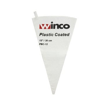 Winco Smallwares Each Winco PBC12 12 Inch Reusable Plastic Lined Canvas Pastry Bag | Denson CFE