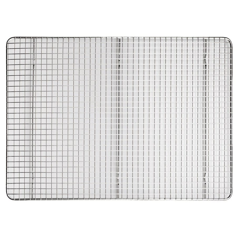 Winco Smallwares Each Winco PGW-1420 Two-Thirds Size Chrome Plated Steel Wire Cooling Rack for Sheet Pan | Denson CFE