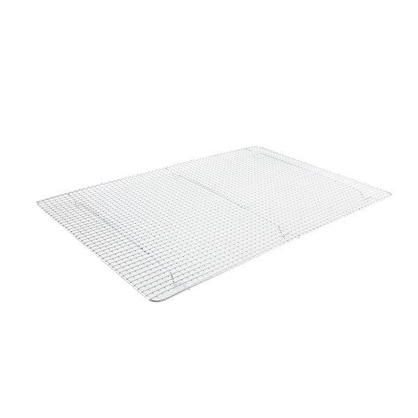 Winco Smallwares Each Winco PGW-2416 16 x 24 Inch Full Size Footed Chrome Plated Steel Wire Cooling Rack | Denson CFE