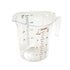 Winco Smallwares Each Winco PMCP-100 One Quart Measuring Cup with Colour Graduations and Secure Grip | Denson CFE