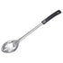 Winco Smallwares Each Winco Prime 15 Inch Stainless Steel Slotted Basting Spoon with Black Plastic Handle | Denson CFE