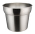 Winco Smallwares Each Winco Prime 7 Quart Stainless Steel Inset Round with Satin Finish | Denson CFE