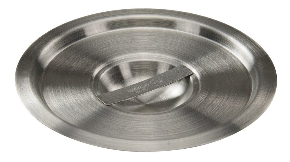 Winco Smallwares Each Winco Prime Bain Marie Lid 3.5 Quart Stainless Steel Satin Finish | Denson CFE