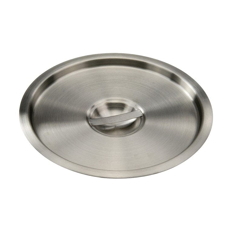 Winco Smallwares Each Winco Prime Bain Marie Lid for 12 Quart Stainless Steel Satin Finish NSF Certified | Denson CFE