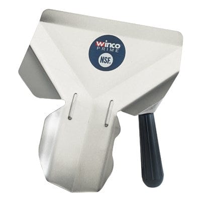 Winco Smallwares Each Winco Prime French Fryer Bagger Right Handle Black Bakelite Handle 304 Stainless Steel NSF | Denson CFE