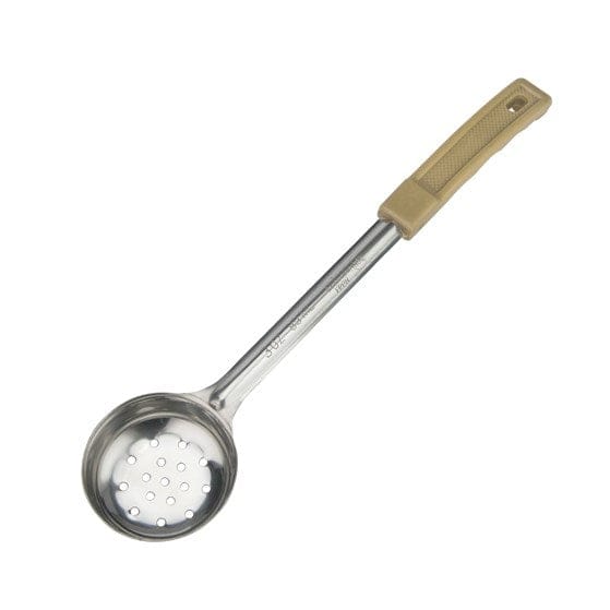 Winco Smallwares Each Winco Prime One-piece Stainless Steel 3 Ounce Perforated Food Portioner Tan | Denson CFE
