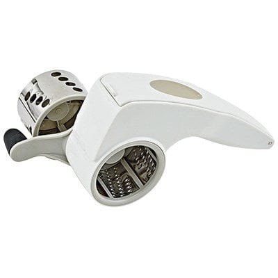 Winco Smallwares Each Winco PRTS2 Rotary Cheese Grater with Interchangeable Drums for Perfect Grating | Denson CFE