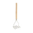 Winco Smallwares Each Winco PTM-18S Potato Masher with Wooden Handle and Chrome Plated Finish | Denson CFE