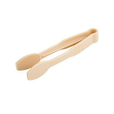 Winco Smallwares Each Winco PUTF-6B 6 Inch Flat Tong Beige Polycarbonate NSF Certified | Denson CFE