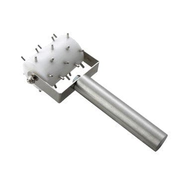 Winco Smallwares Each Winco RD-2 Dough Roller Docker with Stainless Steel Handle and 2-5/8 Inch Head | Denson CFE