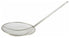 Winco Smallwares Each Winco SC-8R 8 Inch Nickel Plated Wire Skimmer with 13 Inch Handle | Denson CFE