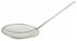 Winco Smallwares Each Winco SC9R 9 Inch Nickel Plated Wire Skimmer with Long Handle | Denson CFE
