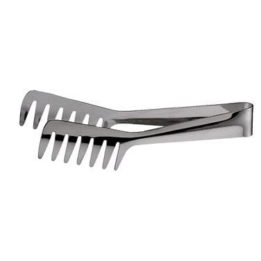 Winco Smallwares Each Winco ST-8 8 Inch Stainless Steel Spaghetti Tongs with Mirror Finish | Denson CFE