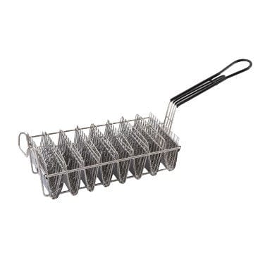 Winco Smallwares Each Winco TB-8 Taco Basket for Eight 6 Inch Shells Nickel Plated | Denson CFE
