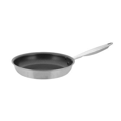 Winco Smallwares Each Winco TGFP-10NS Tri-Gen 10 Inch Non-Stick Stainless Steel Fry Pan Induction Ready | Denson CFE