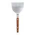 Winco Smallwares Each Winco TN43 Teppanyaki Turner with Wooden Handle and Stainless Steel Blade | Denson CFE