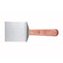 Winco Smallwares Each Winco TN46 Stainless Steel Steak and Burger Turner with Wooden Handle | Denson CFE