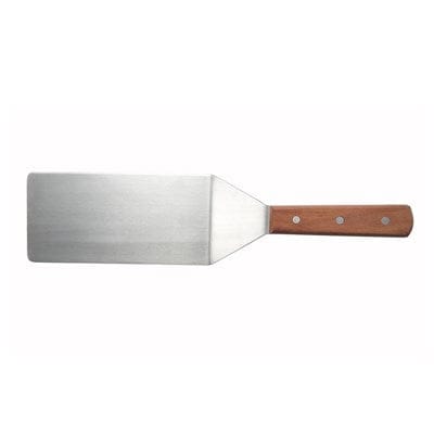 Winco Smallwares Each Winco TN48 Turner with Offset Wooden Handle and Salad Dispenser Tray 20-3/4 by 12-3/4 by 2-1/2 | Denson CFE