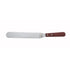 Winco Smallwares Each Winco TOS-9 Offset Spatula with Wooden Handle 8-3/8 x 1-1/2 Blade Dishwasher Safe Stainless Steel Satin Finish | Denson CFE
