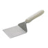 Winco Smallwares Each Winco TWP-41 Stainless Steel Steak and Burger Turner with Offset White Handle | Denson CFE
