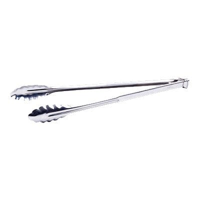 Winco Smallwares Each Winco UTLK-16 16 Inch Utility Tong with Locking Ring Durable Stainless Steel Design | Denson CFE