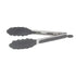 Winco Smallwares Each Winco UTS-9K Stainless Steel Heat-Resistant 9 Inch Utility Tongs with Non-Slip Silicone Grip | Denson CFE