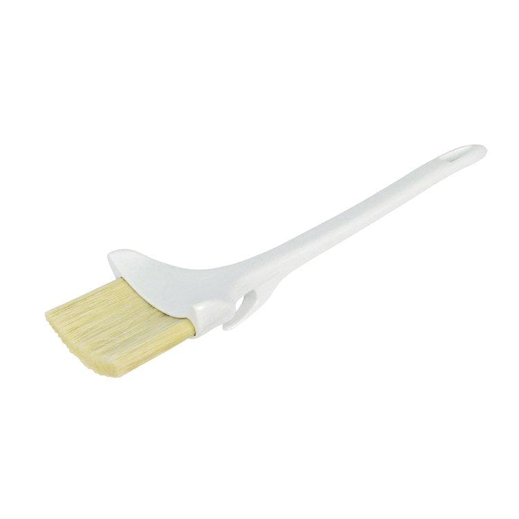 Winco Smallwares Each Winco WBRP-30H Premium Boar Bristle Pastry Brush with Hook 3 Inch Wide | Denson CFE