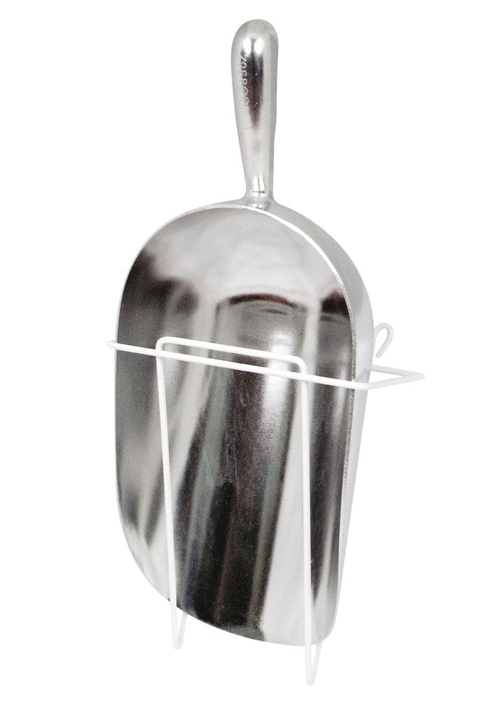 Winco Smallwares Each Winco WHW-7 Wall Mounted Scoop Holder 7 inch x 8 inch Plastic Coated Wire | Denson CFE
