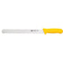 Winco Smallwares Each / Yellow Winco KWP-121Y Stal 12 Inch Wavy Edge Slicer Knife with Yellow Polypropylene Handle | Denson CFE