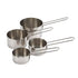 Winco Smallwares Set Winco MCP4P Stainless Steel Measuring Cup Set 4 Piece | Denson CFE