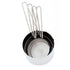 Winco Smallwares Set Winco MCP4P Stainless Steel Measuring Cup Set 4 Piece | Denson CFE