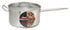 Winco Smallwares Set Winco SSSP-10 10 Quart Induction Ready Premium Stainless Steel Sauce Pan with Cover | Denson CFE