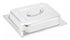 Winco Steam Table Pans Each Winco C-DCH Half Size Stainless Steel Dome Cover with Handle | Denson CFE
