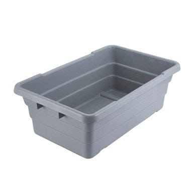 Winco Storage & Transport Each Winco PL-8 Nesting Lug 24 x 15 x 8 Gray | Denson CFE