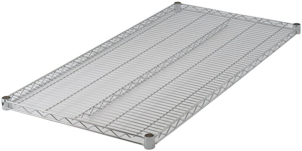 Winco Storage & Transport Each Winco VC-2130 Chrome Plated Wire Shelf 30 inches x 21 inches | Denson CFE