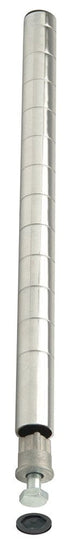 Winco Storage & Transport Each Winco VC-48P Chrome Plated Wire Shelf Post 48 Inches | Denson CFE
