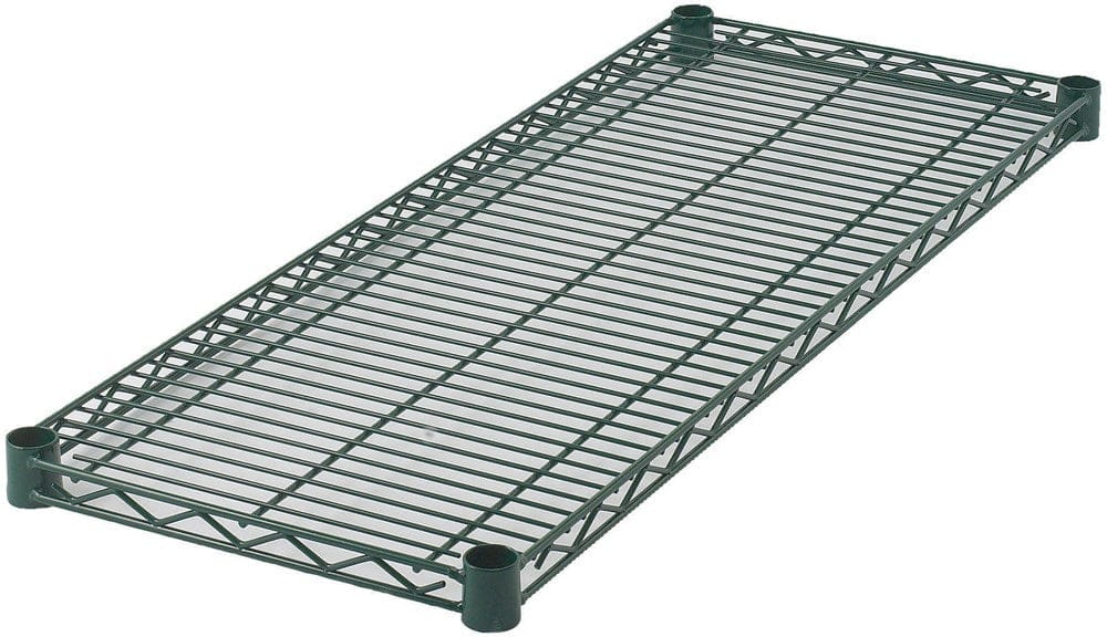 Winco Storage & Transport Each Winco VEX-1854 Epoxy Coated Wire Shelf 18 by 54 Inches Green | Denson CFE