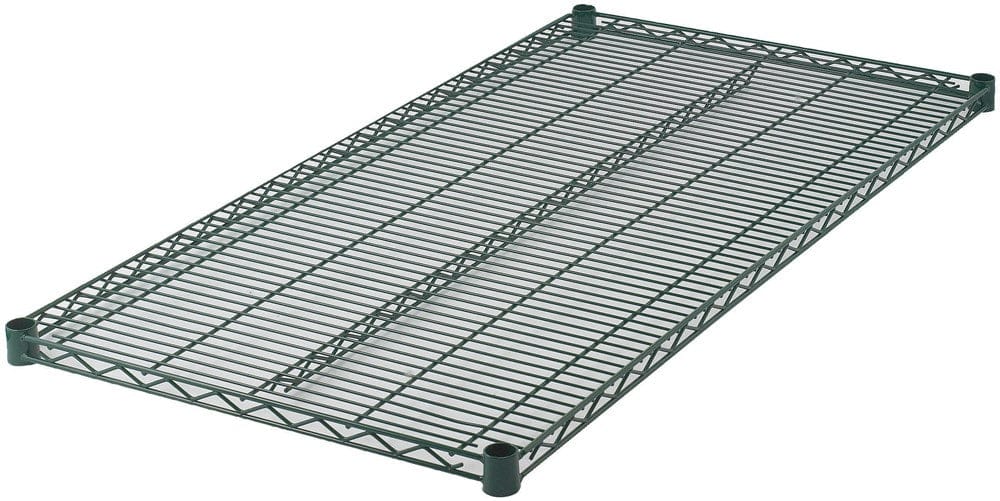 Winco Storage & Transport Each Winco VEX-2124 Epoxy Coated Wire Shelf 21 by 24 Inches Green | Denson CFE