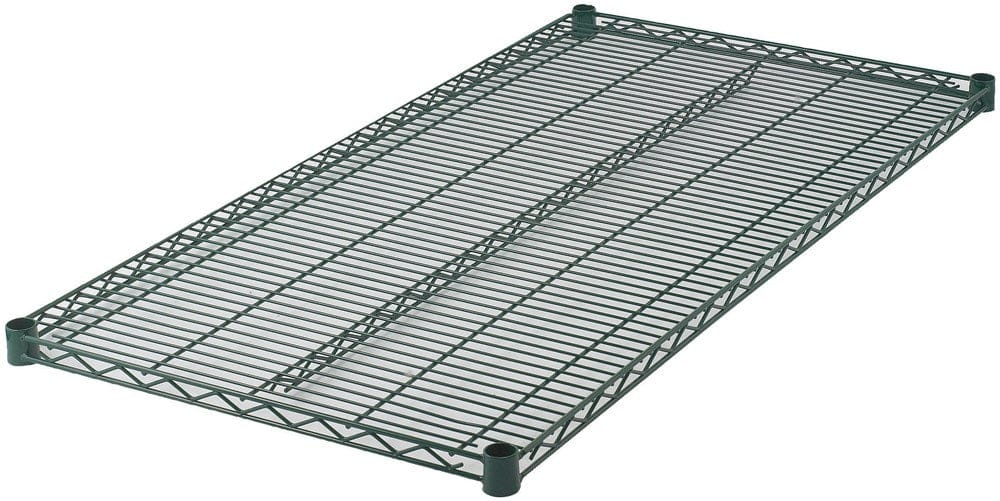 Winco Storage & Transport Each Winco VEX-2172 Wire Shelf Epoxy Coated 21 x 72 Green NSF Certified | Denson CFE