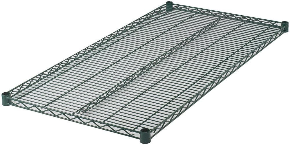 Winco Storage & Transport Each Winco VEX-2442 Epoxy Coated Wire Shelf 24 Inch x 42 Inch Green | Denson CFE