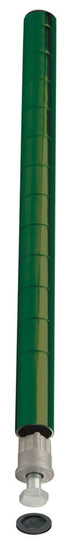 Winco Storage & Transport Each Winco VEX-86P Epoxy Coated Wire Shelf Post 86 Inch Green NSF Certified | Denson CFE