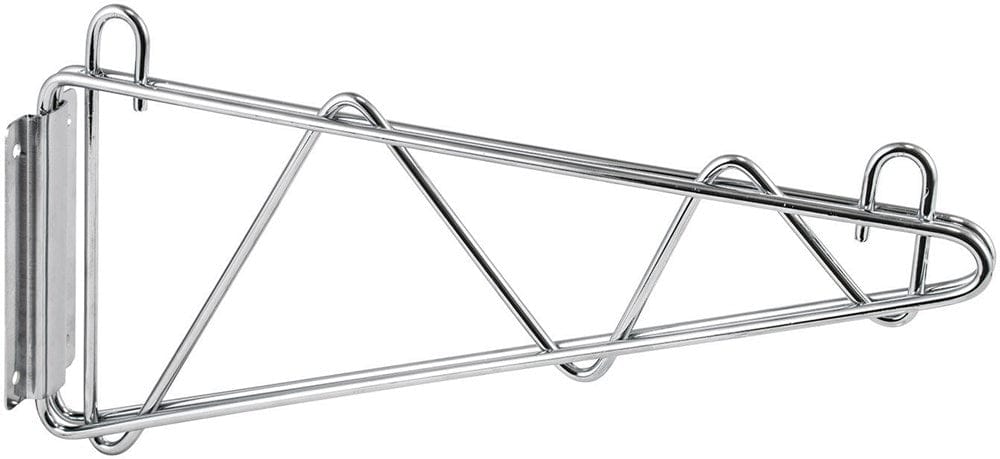 Winco Storage & Transport Pair Winco VCB-21 21 Inch Wall Mount Brackets with Chrome Plated Finish for Durability | Denson CFE