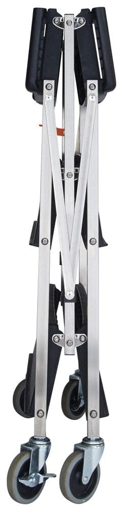 Winco Storage & Transport Set Winco UCF-3820K Folding Utility Cart with Polypropylene Shelves and Stainless Steel Uprights 38.75 x 20.75 x 36 Inches | Denson CFE