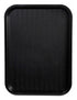 Winco Tabletop & Serving Each / Black Winco FFT-1014K Plastic Cafeteria Tray 10 x 14 Black Durable BPA Free | Denson CFE