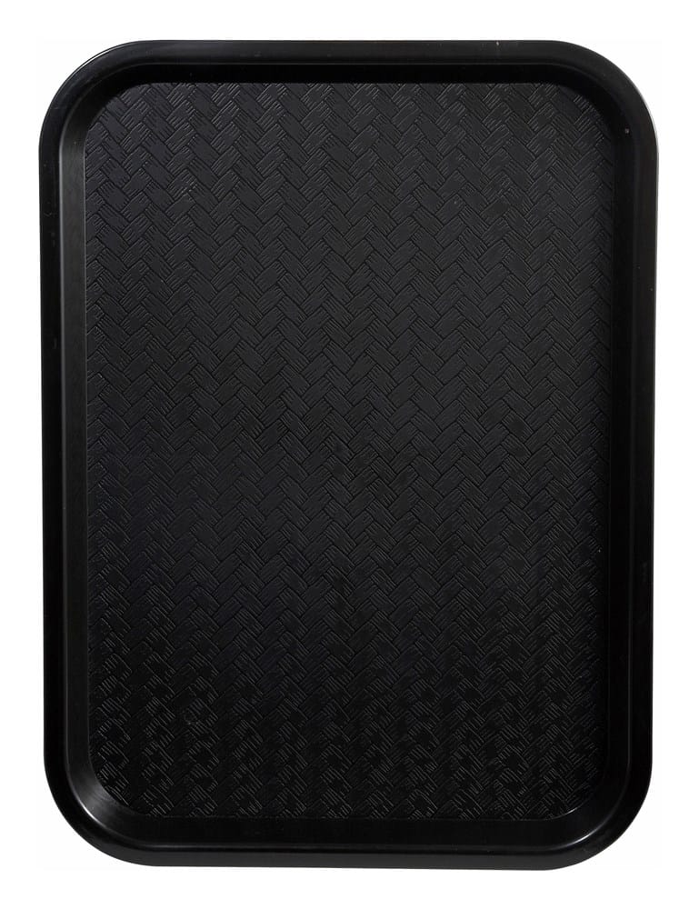 Winco Tabletop & Serving Each / Black Winco FFT-1216K Fast Food Tray 12 Inch by 16 Inch Black | Denson CFE