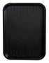Winco Tabletop & Serving Each / Black Winco FFT1418K Black Polypropylene Cafeteria Tray 14 x 18 Lightweight Durable Skid Resistant | Denson CFE
