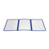 Winco Tabletop & Serving Each / Blue Winco PMCT-9B Triple Fold Menu Cover 9.5 x 12.125 Blue | Denson CFE