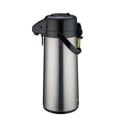 Winco Tabletop & Serving Each Winco AP-525 2.5 Liter Glass Lined Stainless Steel Airpot with Push Button | Denson CFE